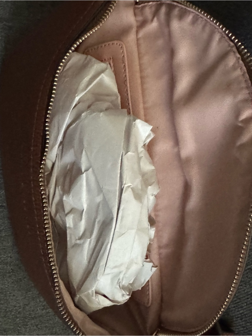 Poppy & Peonies Sidekick chestnut Brown Pebbled Leather Crossbody Bag - Picture 3 of 15